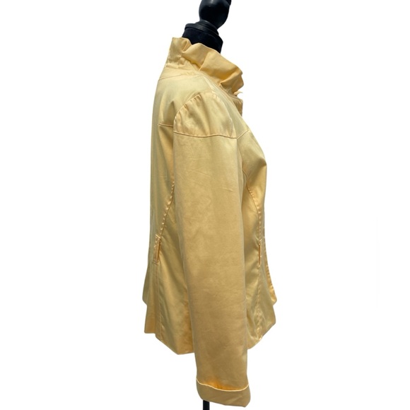 Sandro Buttercup Yellow Jacket women’s size Large like new - Picture 5 of 7
